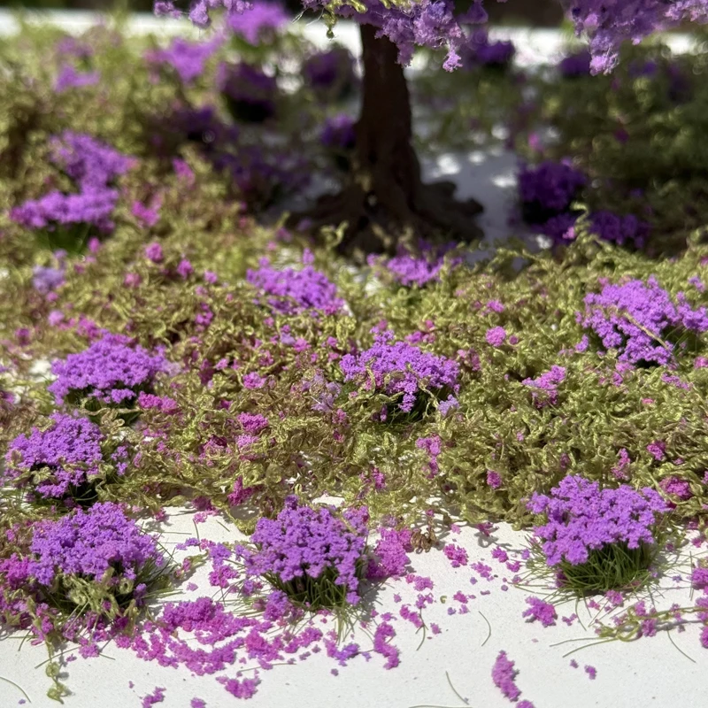 10/15/25cm Micro Landscape Model Tree Purple Dream Dollhouse Decora Sand Table Garden Landscaping Animation Photography Material view 3