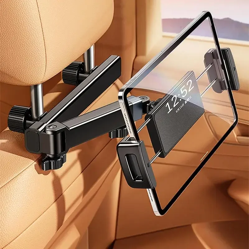 Cell Phone Holder For Rear Seat Computers Various Tablets Car Headrest Tablet Mount Adjustable Tablet Car Mount Retractable