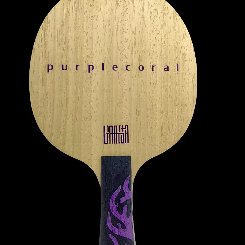Meteor Purple Coral Table Tennis Blade Dual-Fiber Composite 5 Wood + 2 Outer-layer Purple Aramid Carbon Ping Pong Paddle Racket view 5