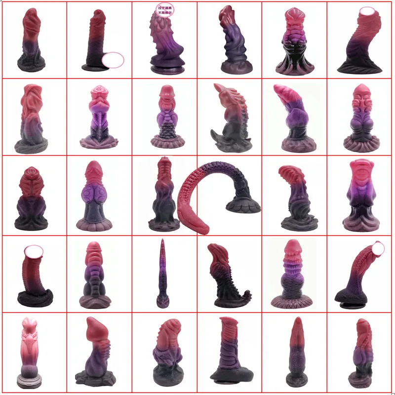 Platform Direct Selling Monster Dildo Realistic Animal Dildo Huge Penis Thick Dildo Big Butt Plug Dragon Anal Dildos For Women