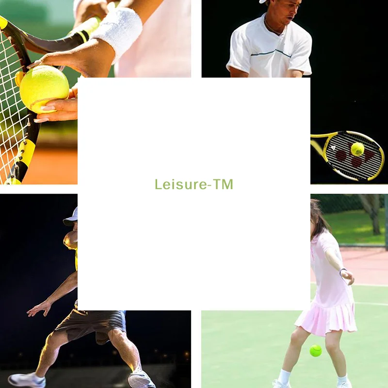 

New 3Pcs/Set Tennis Balls Wear-Resistant Highly Elastic Fiber Rubber Training Balls 65MM Beginners Practice Tennis Ball For Club