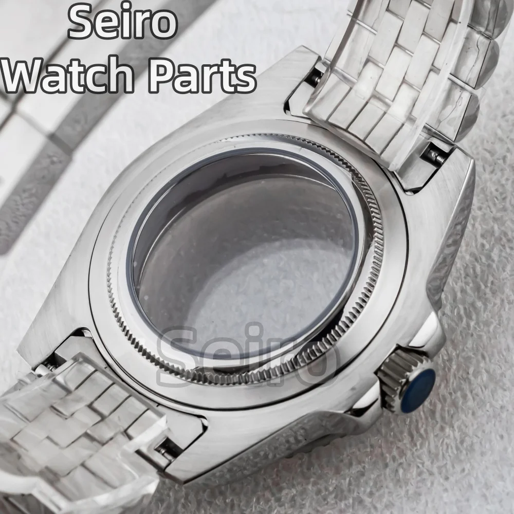 40 مللي متر 200 متر مقاوم للماء غواص ساعة حافظة الياقوت الزجاج ل SUB GMT يخت NH35 NH36 NH34 Miyota8215 2824 حركة اليوبيل حزام #4