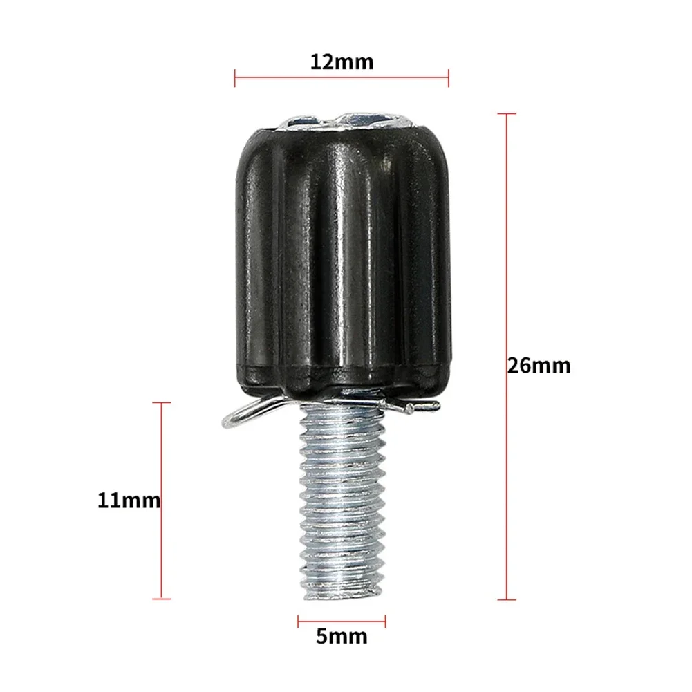 2pcs Bicycle Gear Cable Barrel Adjuster M5 Threaded Downtube Derailleur Bolt Steel MTB Road Bikes