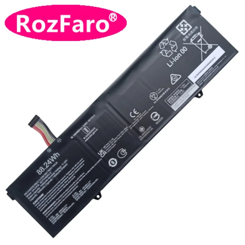 RozFaro GA-D430 3ICP7/48/63-2 Laptop Battery 11.55V 88.24Wh 7456mAh For Gigabyte 27S00-D4300-CS0S Notebook