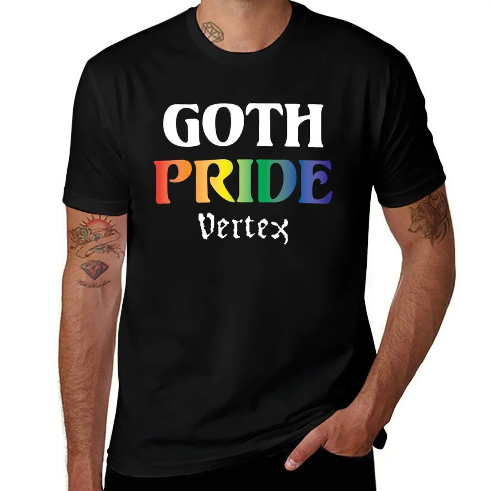 Goth Pride - Vertex T-Shirt Thanksgiving Casual Tee T-Shirt