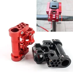 Litepro 25.4 to 31.8 Bicycle Handlebar Stem Folding Bike Table Bmx Bridge Handle Bar Short Power Adjustable Double Stem Riser