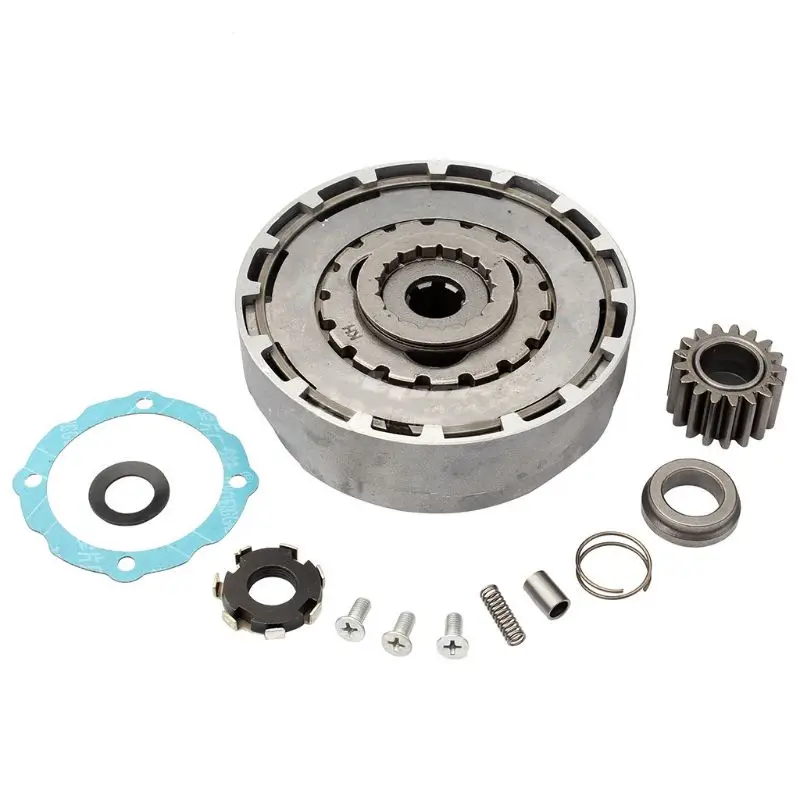 Q39F Curved Beam Cross-country Motorcycle Accessories 17 Gear Engine Clutch Assembly for Dayang C70 DY100 110CC Motorbike