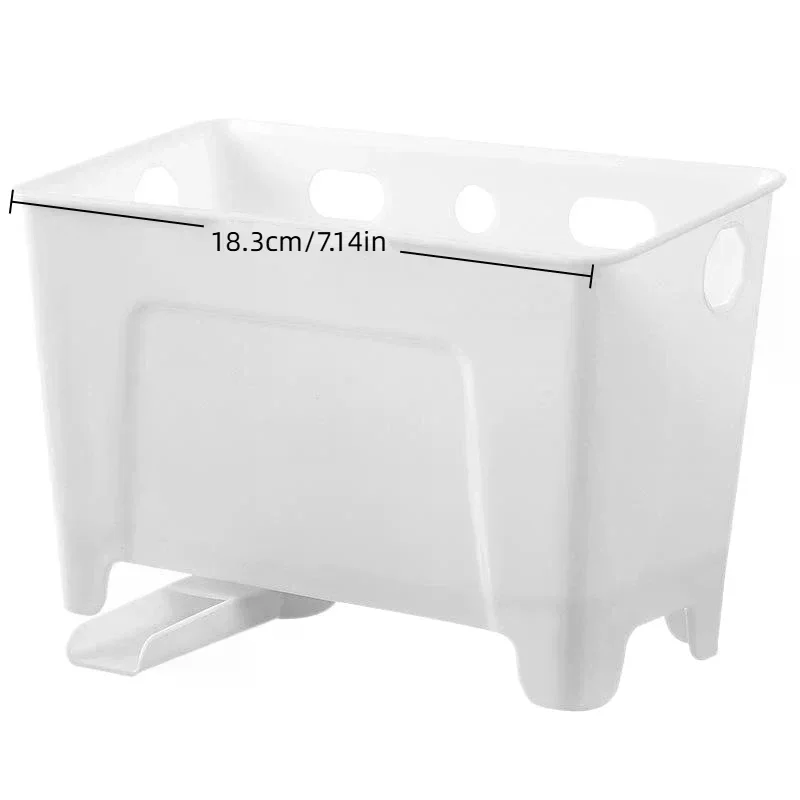 Table Top Trash Can Mini Home Kitchen Waste Storage Box Sink Drain Basket Dry Wet Separation Filtration Magical