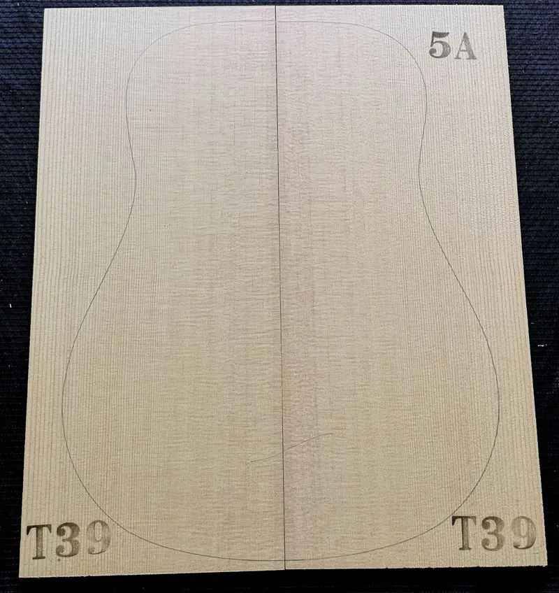 1SET AAAAA photo selection of sitka spruce guitar veneer guitar panel wool wood shandong hongyin 540*220*4.5mm