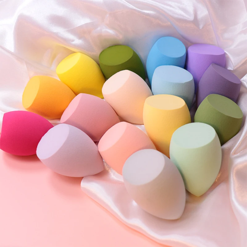 Colorful Soft Waterdrop Beauty Makeup Sponge Cosmetic Powder Puff