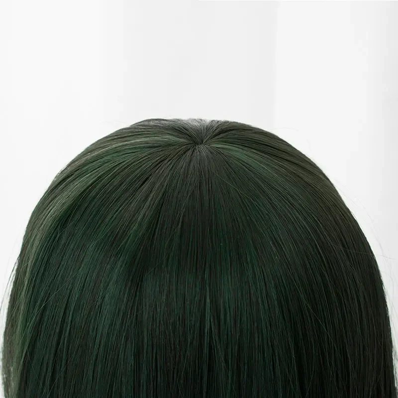 no Hero Academia Tsuyu Asui Cosplay Wig My Hero Academia Women Long Green Synthetic Hair Halloween Party Wig Cap