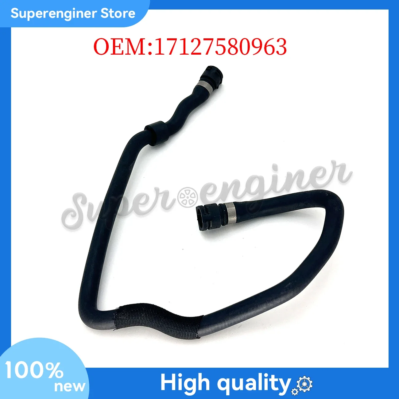 

17127580963 Water Tank Coolant Radiator Hose For BMW 5 Series F07 F10 F18