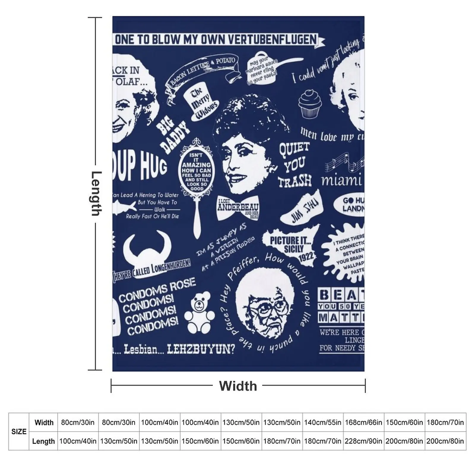 Thank You For Being A Friend Throw Blanket Picnic Quilt Luxury Designer cosplay anime Blankets