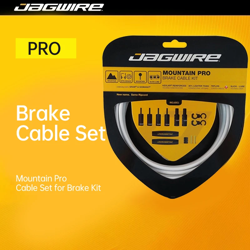 JAGWIRE Mountain Pro Lightweight MTB Bicycle Brake Cable Housing Set Mountain Bike Brake Kit Inner Wire Accessories