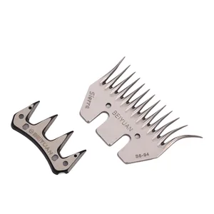 BEIYUAN مقصات الأغنام القاطع المشط ، شفرة مقص الصوف ، ماعز الألبكة ، أجزاء مقص المزرعة ، 1 مجموعات أفضل 8 آلات قص أغنام للمبيعات - No7