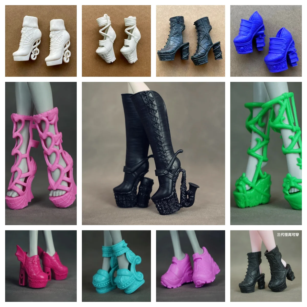 

Кукла-монстр, масштаб 1/6, туфли «сделай сам», сандалии, ботинки, коллекционные детали для кукол, декоративная обувь для кукол