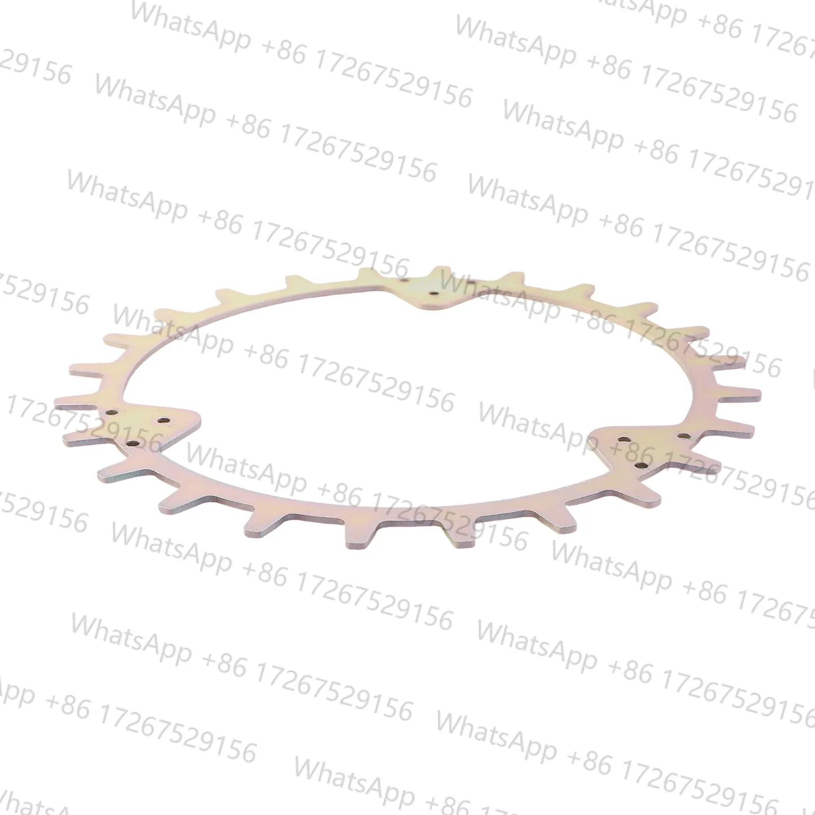 Efficient Traction Wheel (252mm) Compatible with Lawn Mower Robots Features Anti Skid Spikes and Increased Ground Contact