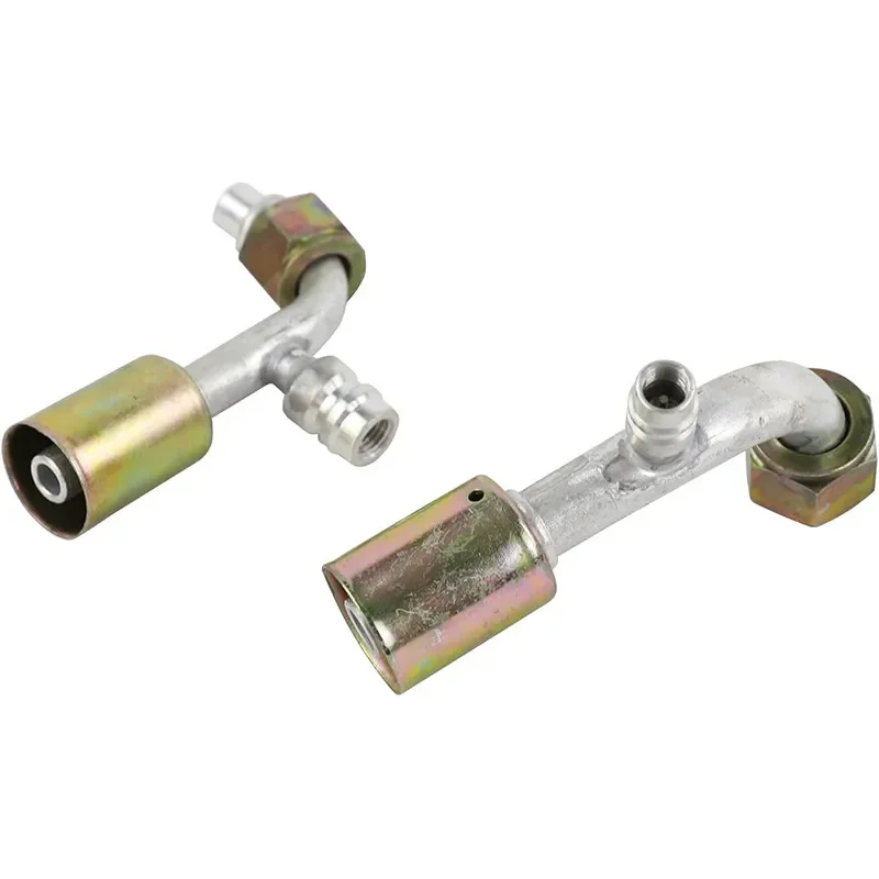 مجموعة تركيب مكيف الهواء عالية الجودة # 8 و # 10 أنثى اورينج Beadlock 90 درجة NS-003