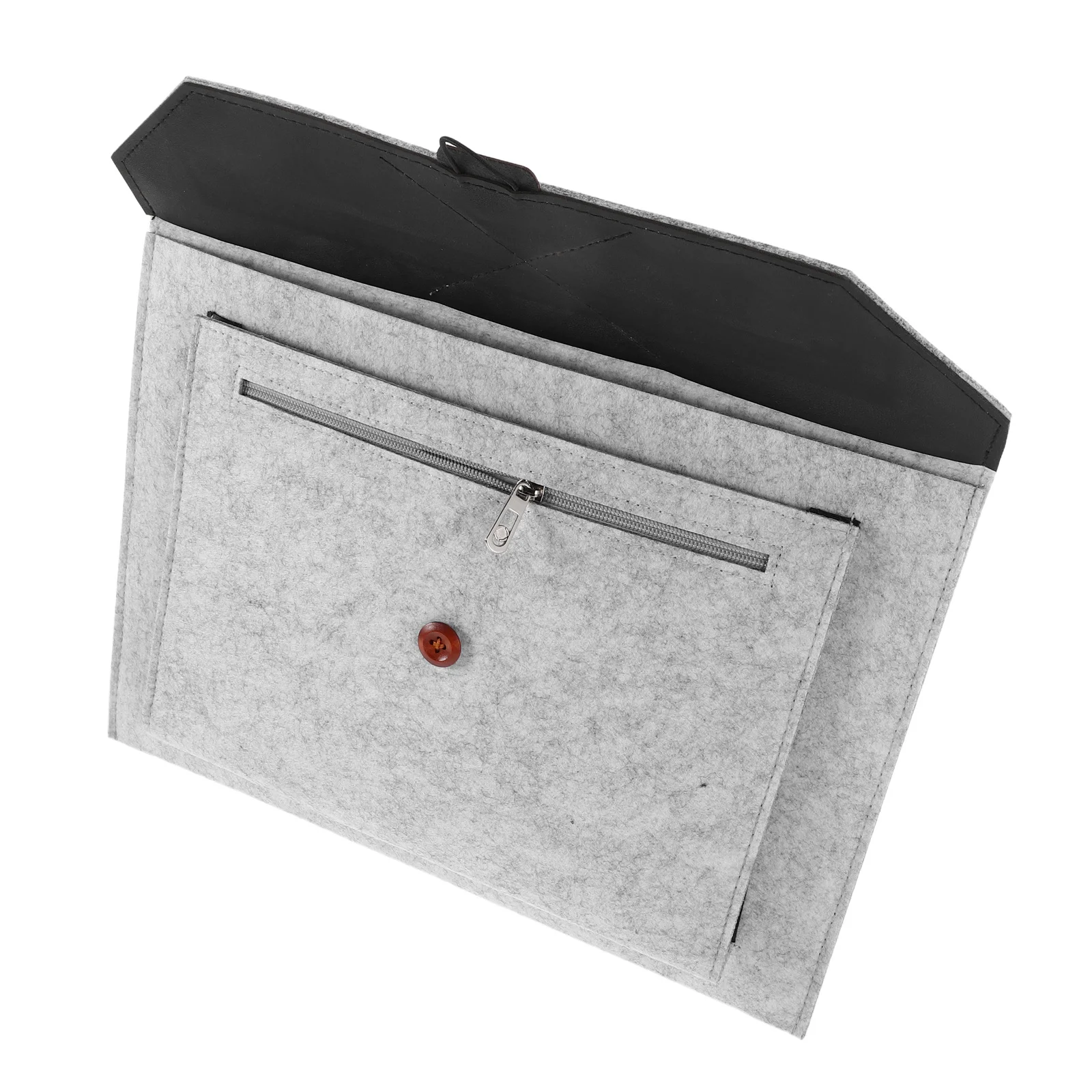 

Multi-Functional 14-Inch Felt Laptop Sleeve Protective Bag for Tablet Computer Portable Travel Case Thin Laptop Sleeve