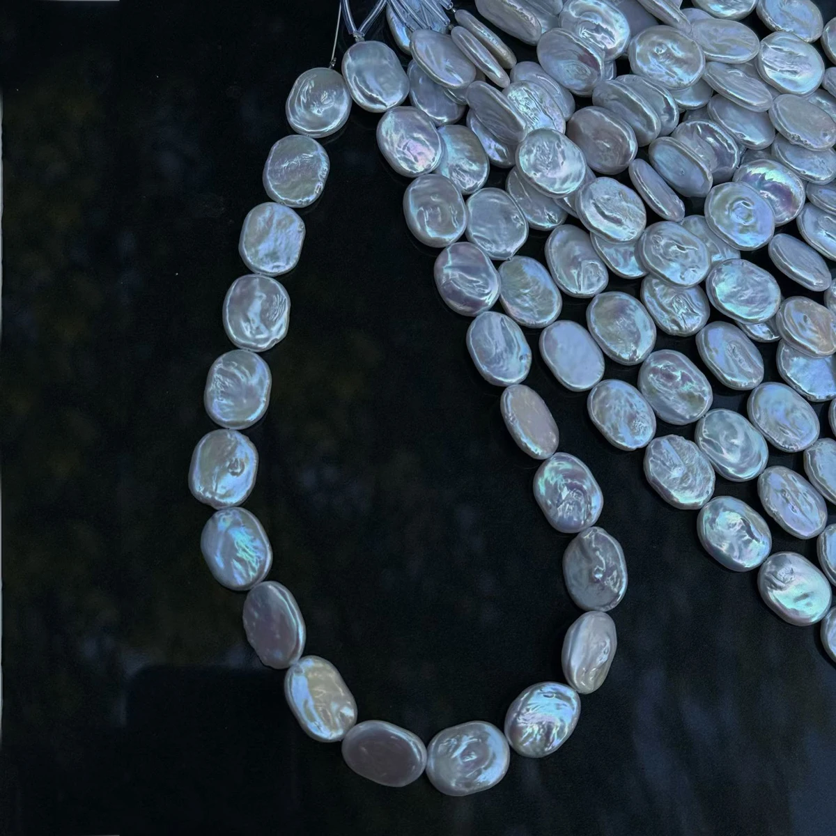 

High-quality Baroque Natural Freshwater Pearls with High-gloss Semi-finished Beads for Jewellery Making DIY Necklace Accessories