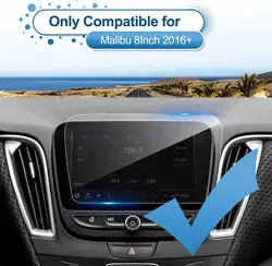 Tempered glass film protector For Chevy Chevrole Malibu 2016 -2022 2023 8Inch Car gps Navigation Touch Screen Protective film