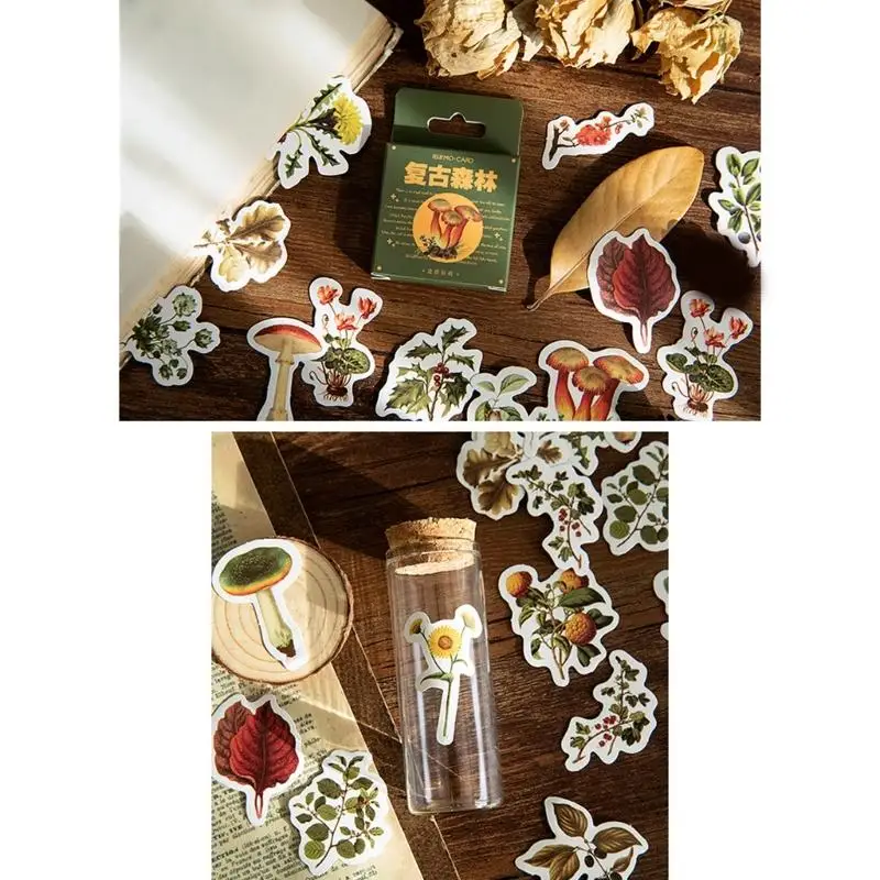 Artistic Decorative Scrapbook Sticker for Adult Student, Journaling Sticker Book Aesthetic Sticker Scrapbook Sticker D2RC