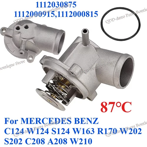 1112030875 1112000915 1112000815   Para MERCEDES BENZ C124 W124 S124 W163 R170 W202 S202 C208 A208 W210 termostato de refrigeración del motor