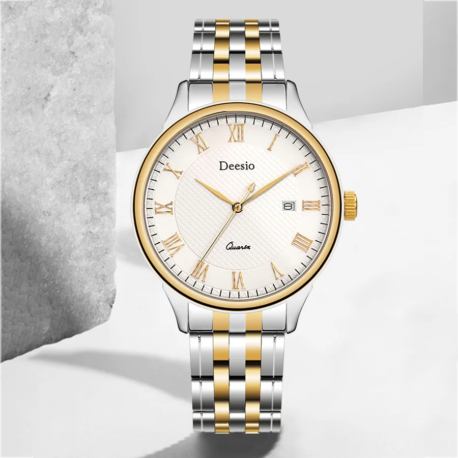 Deesio Luxury Quartz Watch Japan Movement Couple Watch Friend\'s Birthday Gifts For Men And Ladies Business reloj lujo alta gama