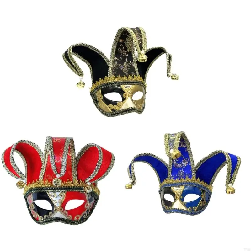 

77HE Venetians Comedy Mask Cosplay Mask Masquerades Mask Venetians Mask for Halloween Party Mardi Gras Wall Decorations Mask