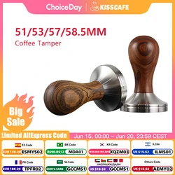 Coffee Tamper 51mm 53mm 57mm 58.5mm Stainless Steel For Delonghi Breville Lelit Barista Espresso Maker Accessories Corner Tools