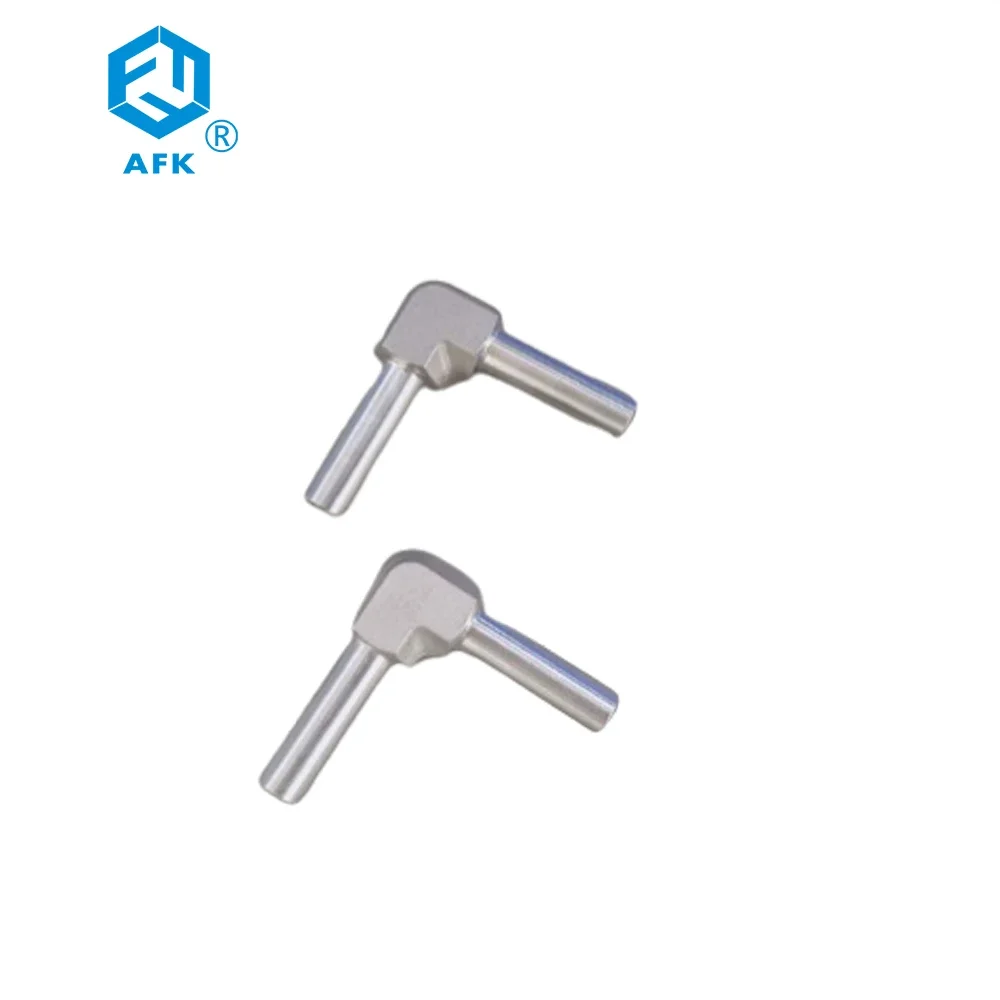 

AFKLOK High Pressure pipe fittings Stainless Steel 316 90 degree tube fitting ferrule welded 1/4 elbows reducer