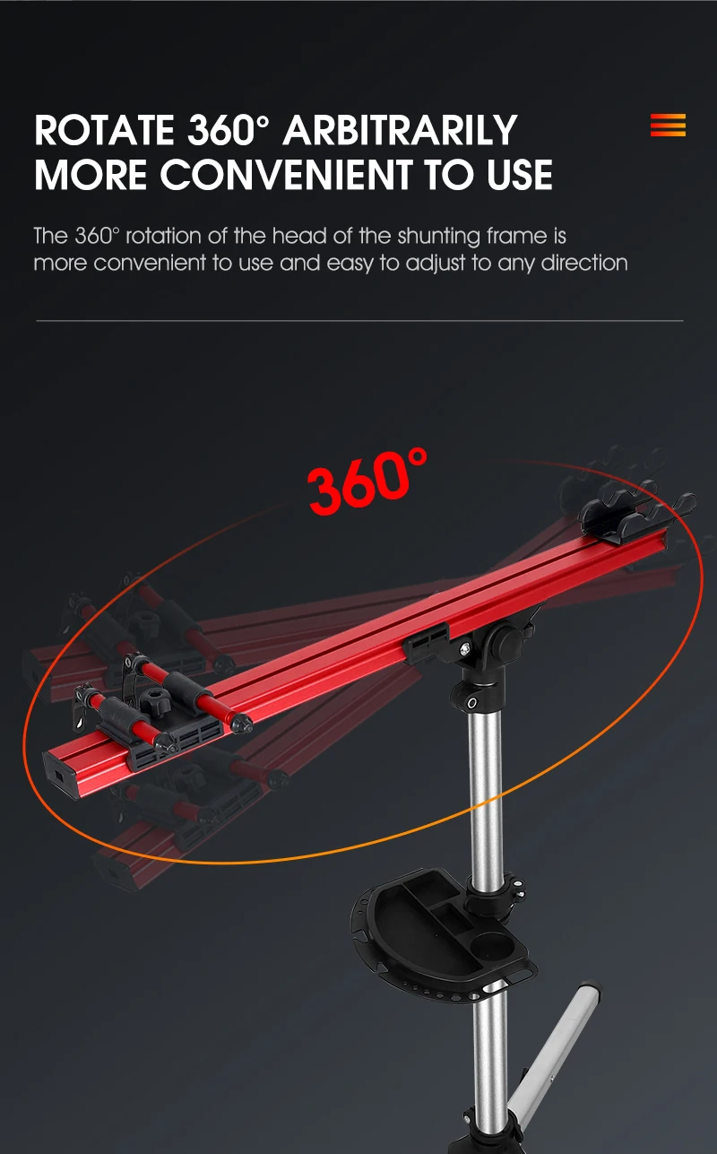 Support de réparation de vélo pliable réglable 102-160 cm