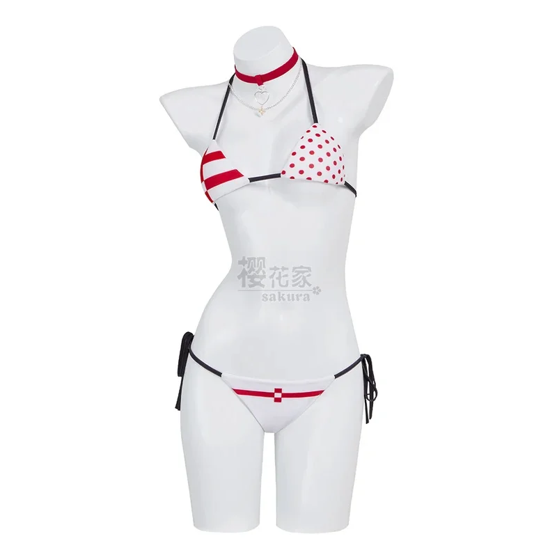 LQGame Nikke The Goddess of Victory Neon Pepper Cosplay Costume Summer Swimwear Halloween Carnival Party Outfits Sexy Swimsuit