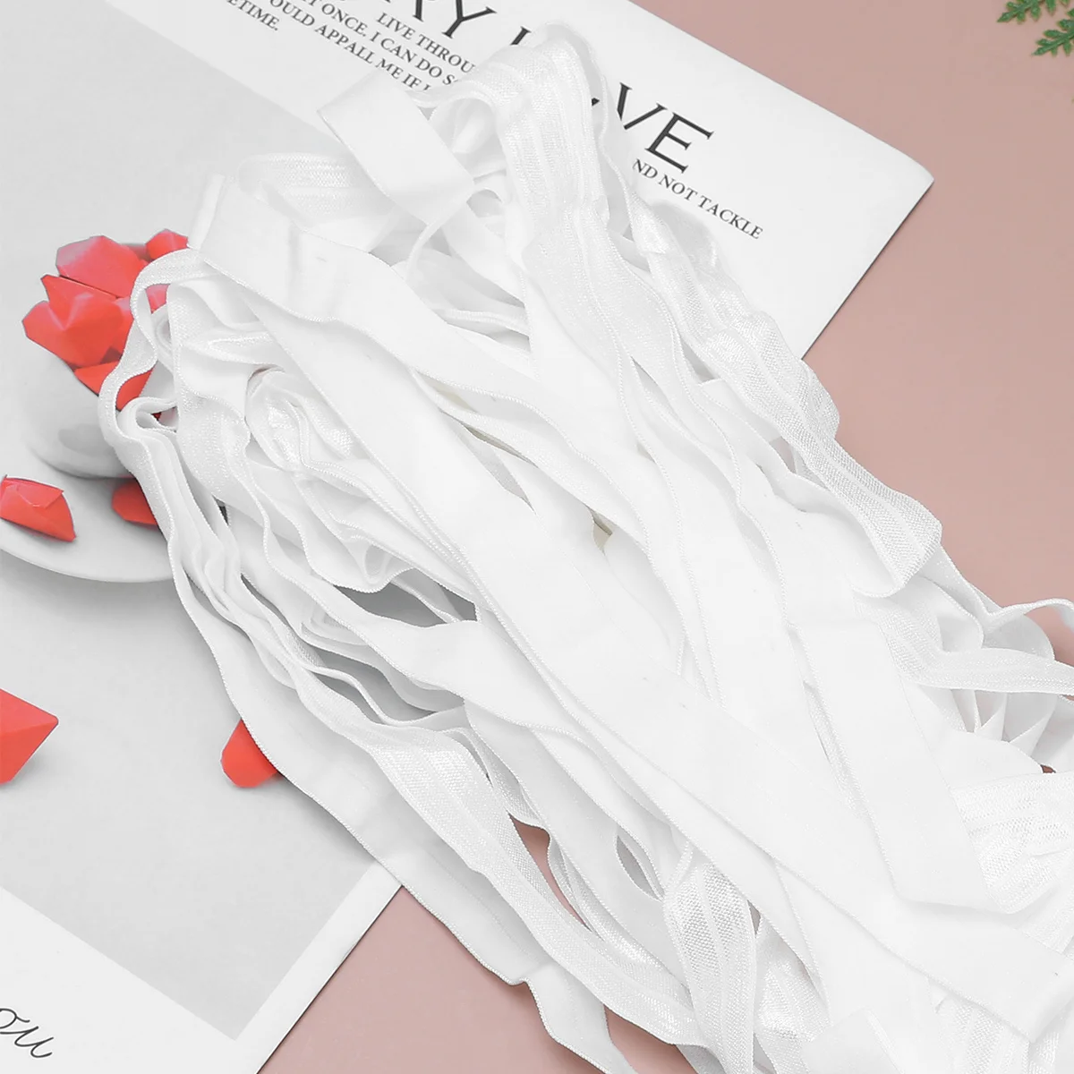 

20M 1.5Cm Wide Chinlon Colorful Stretchy Sewing For Diy Clothing Accessories Home Craft Pants Skirt Sportswear