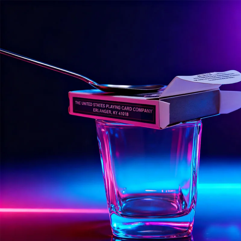 

Oliver Magic Coin Squeeze Pro Coin Penetration Trick Close-Up Gimmick Tube Prop for Magicians