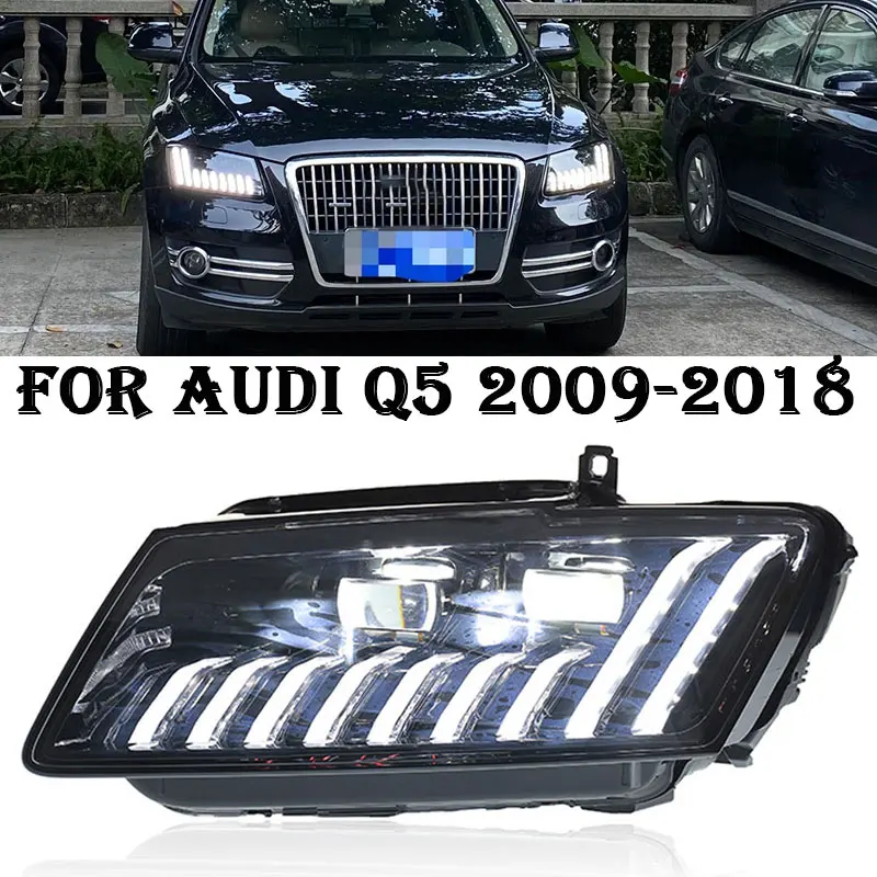 

АВТОМОБИЛЬНЫЕ фары для Audi Q5 2009 2010-2018 Q5L 8R Стайлинговые светодиодные дневные фары с двойным проектором Автомобильные аксессуары Модифицированные