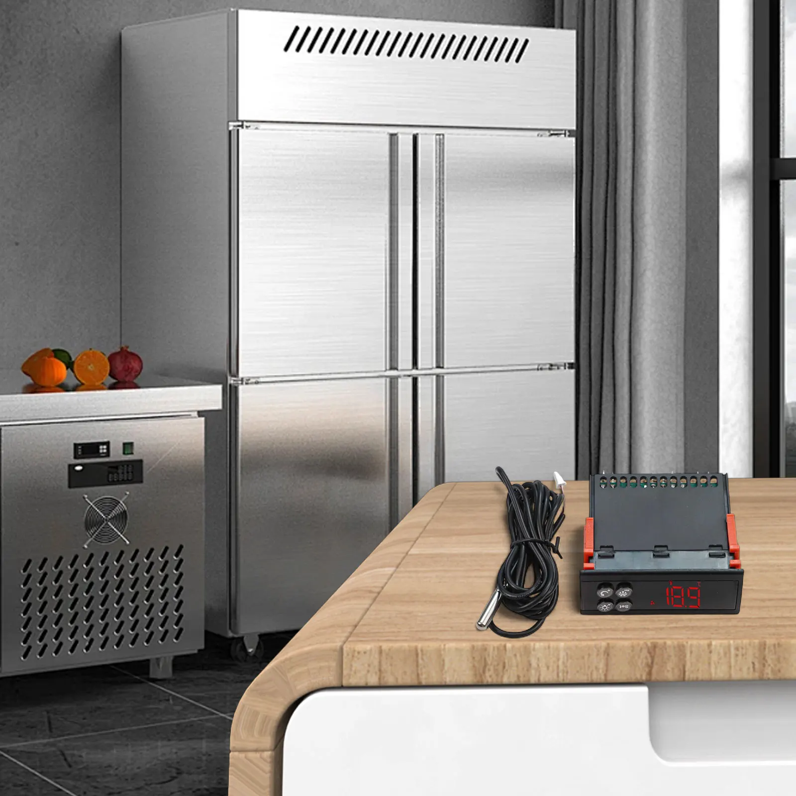 Fan Control System Automatic Temperature Control Refrigeration Control System 71 * 29mm Installation Size 71 * 29mm