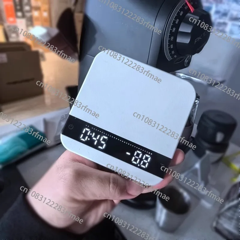 Coffee ultra-thin electronic scale intelligent automatic reset timing concentrated scale metal