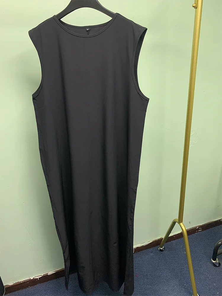 Sleeveless Abaya Inner Black Dress Muslim Under Abaya Slip Dress Islamic Clothing Women Inside Abayas Robes Inner Clothes