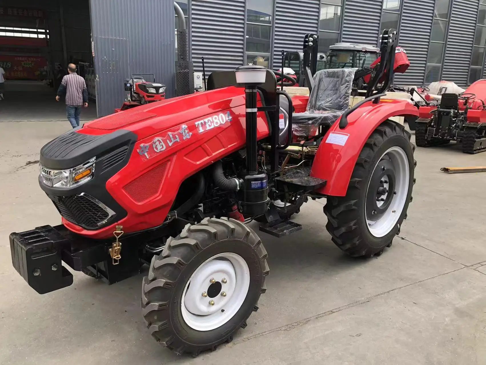 Best Selling 50hp Mini Tractor 4WD Garden Farm 4-Wheel Crawler with 80hp Motor Wholesale Condition Tiller