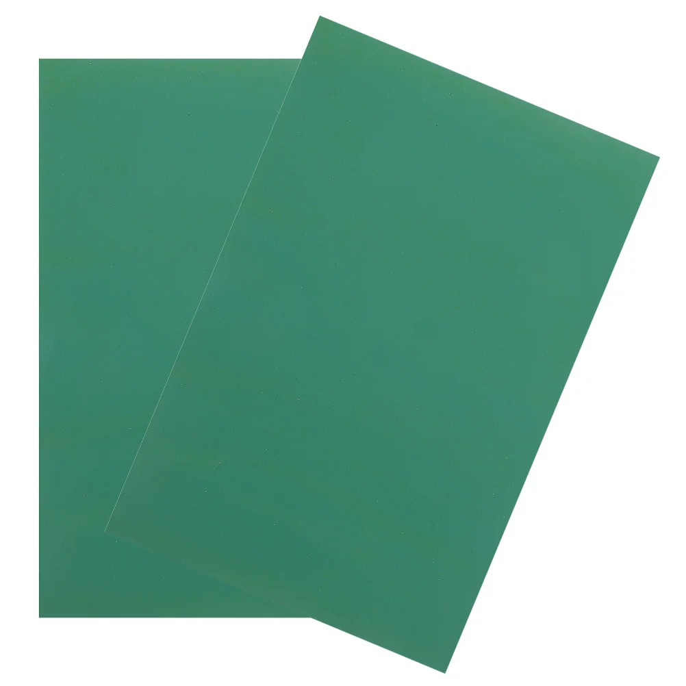 

2 Pcs Engraving Rubber Sheet Plate Cutting Board Kids Carving Mat Pvc Pads Mats Non-slip Toddler Crafting