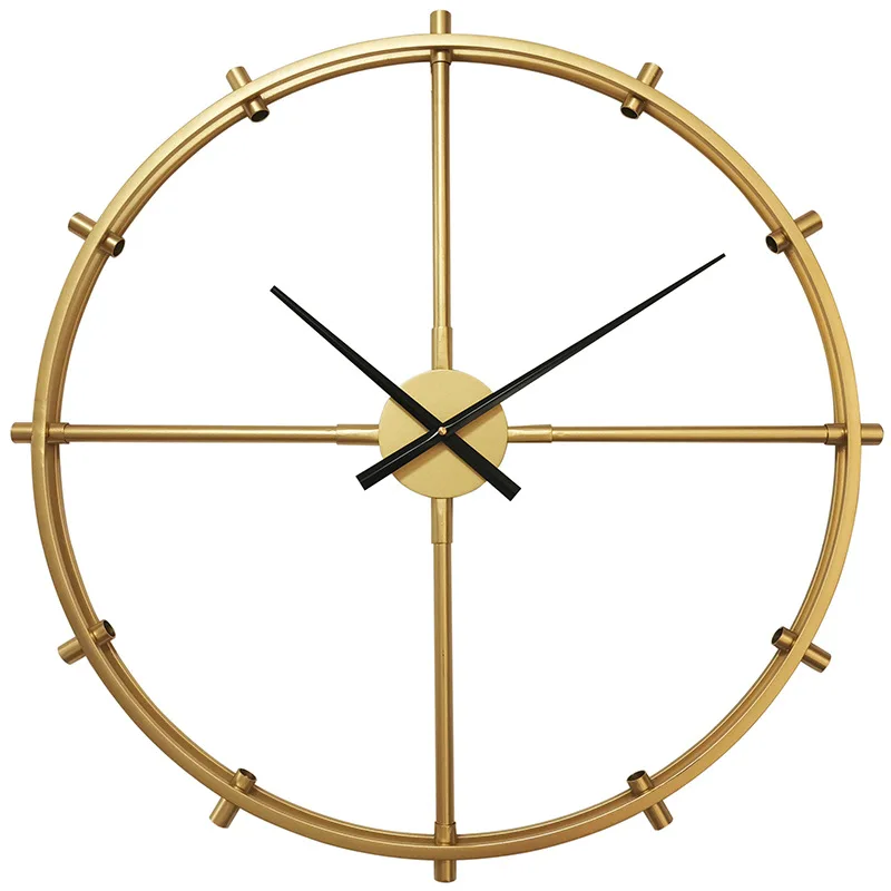 Modern Minimalist Hanging Watch for Living Room, Affordable Luxury Decoration, Tea Art, Creative Art Clock, Mediterranean Style