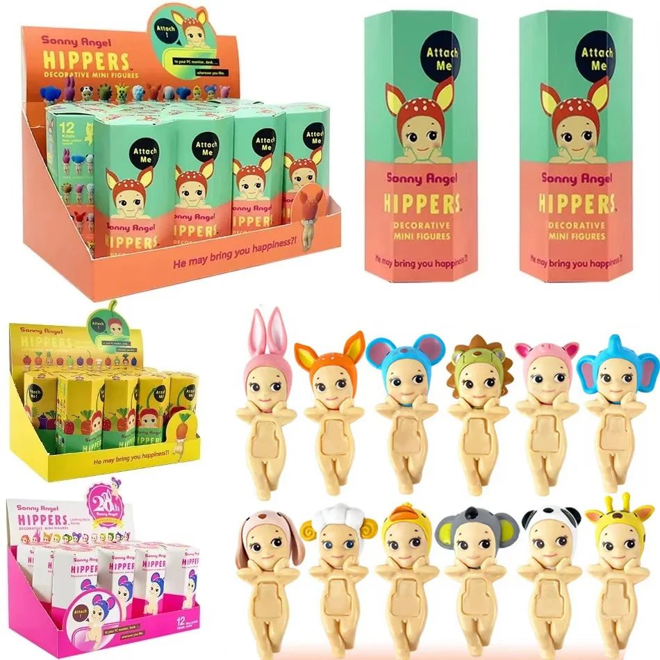 Different Styles Sonny Angel Blind Box Dolls Hippers Series Original Vegetable Anime Figures Fans Children Christmas Gift