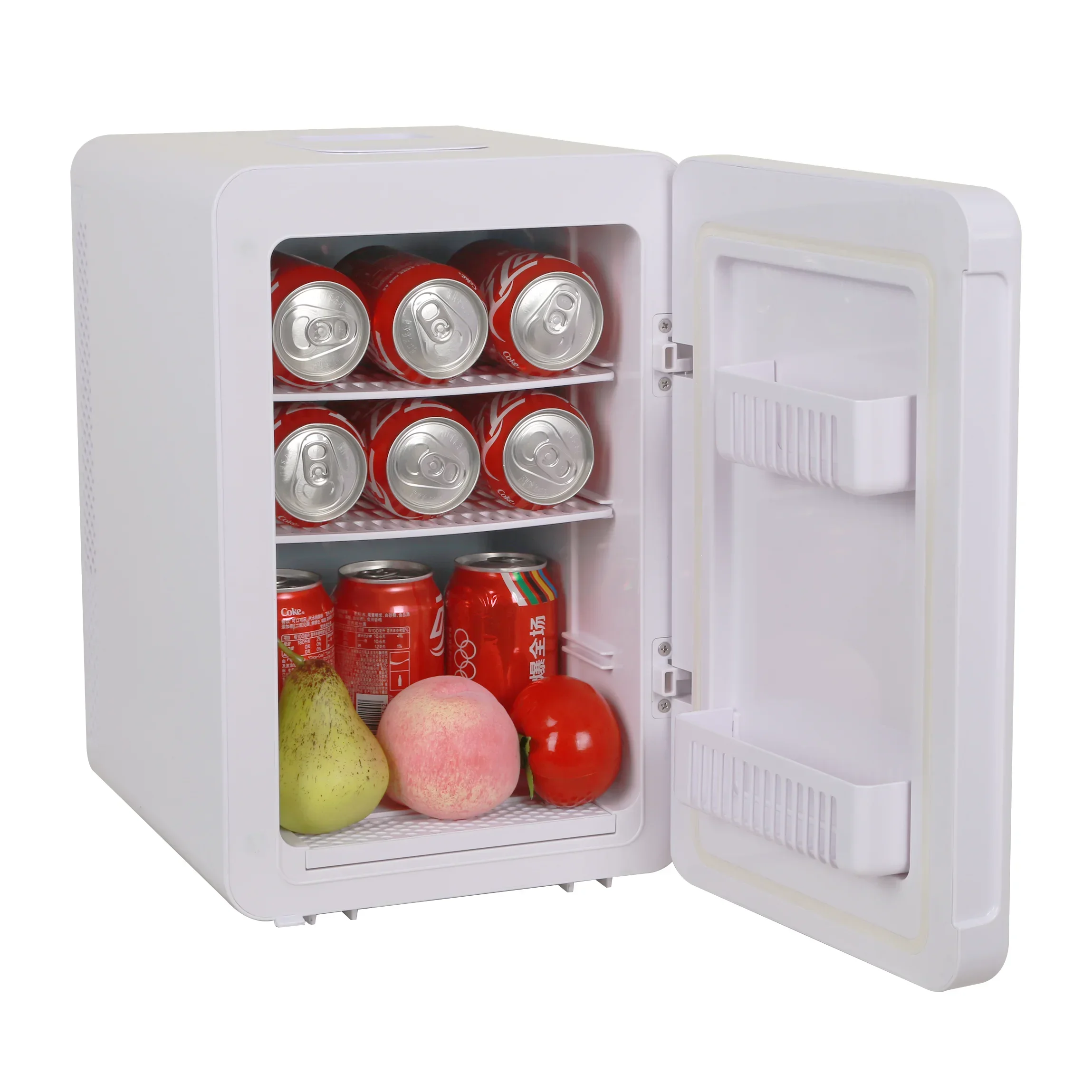 2024 Cheaper 15l Mini Refrigerator Fridge Home And Kitchen Thermoelectric Cooler Portable Car 12 V Warmer Food Drink Milk