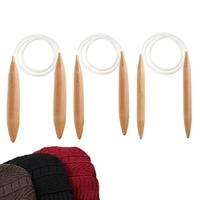 Jumbos Circular Knitting Needles 3Pcs Crochet Knitting Tool DIY Apparel Sewing Supplies Lightweight Extra Large Crafts Set