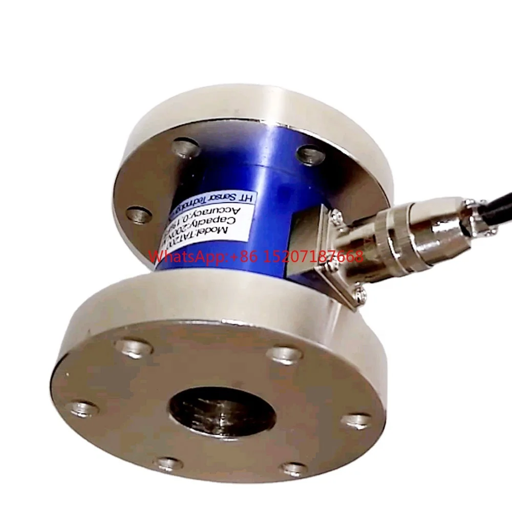 Flange-to-Square-Thru hole reaction Torque Sensor 50N.m 100N.m 500N.m 2000N.m Reaction Torque Transducer TAT200