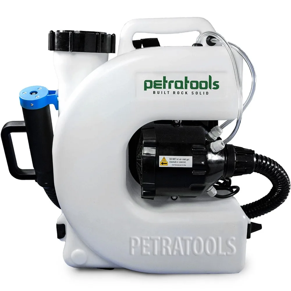 Herramientas Máquina nebulizadora eléctrica Nebulizador de insectos Pulverizador de mochila con manguera comercial extendida y correas acolchadas (4 galones)