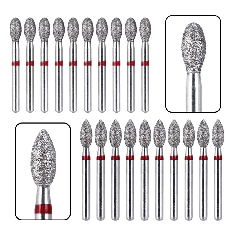10 Stück/Box Dental-Diamantbohrer, feine Bohrer in Fußballform, Modell 368-023F/379-023F für Hochgeschwindigkeits-Handstücke, Zahnarztmaterialwerkzeug – Detail 8