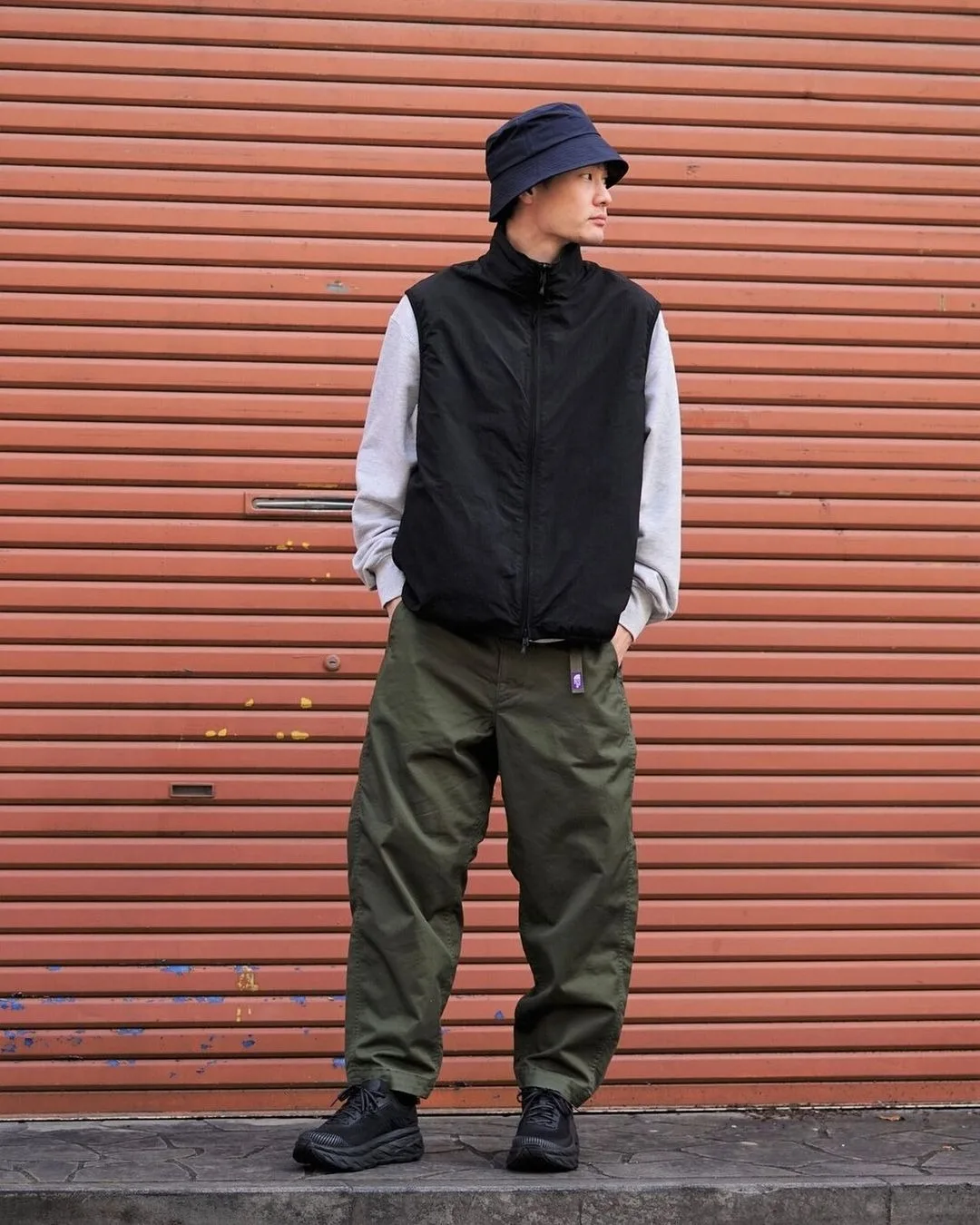 سترة بسيطة بسحاب كاجوال فضفاض ريترو ملابس خارجية غير رسمية للرجال معطف بدون أكمام