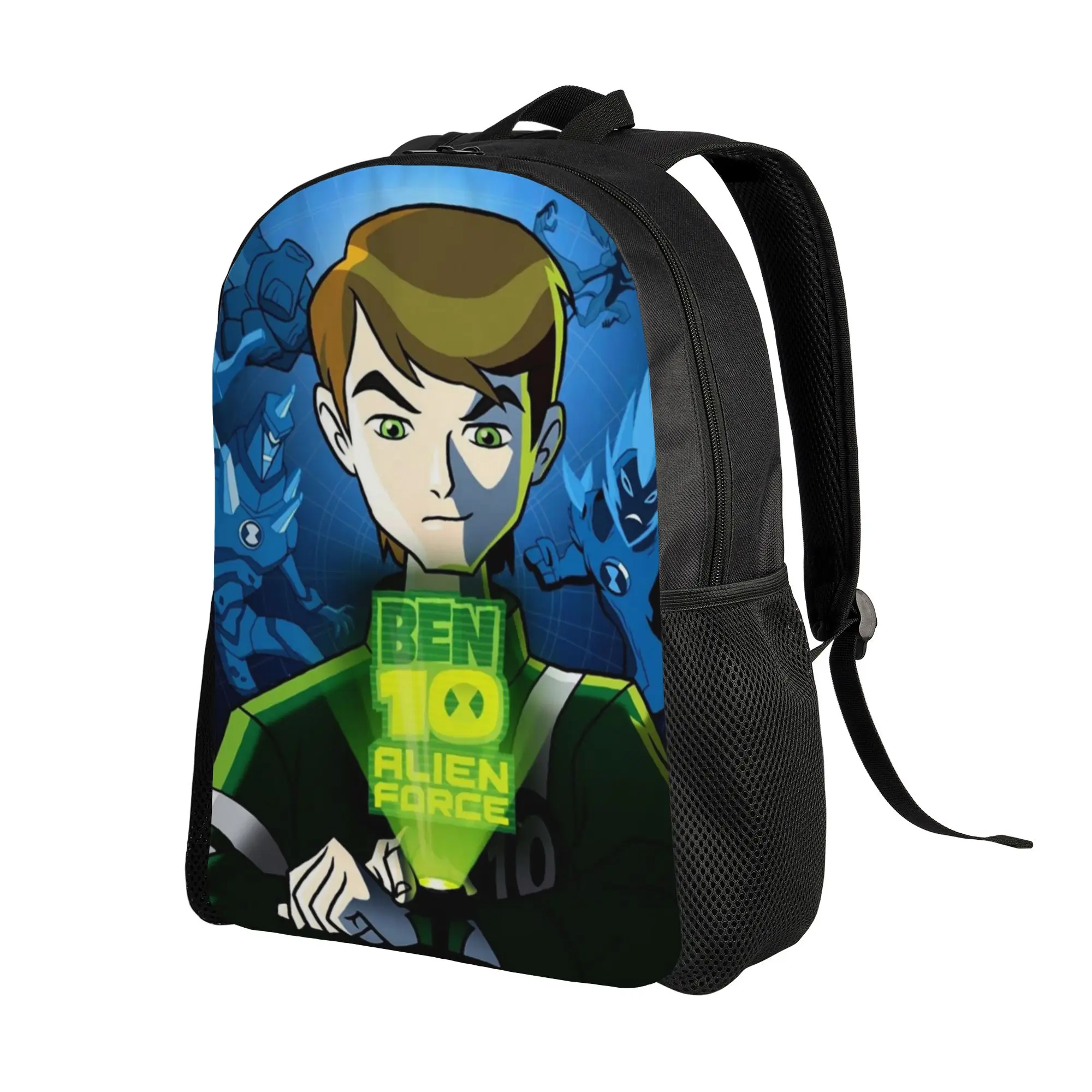 College Bag Back to school season Ben10 Alien Force Character Art  Casual Backpack